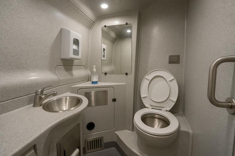charter bus restroom