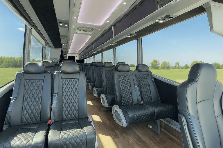 coach bus in Long Beach