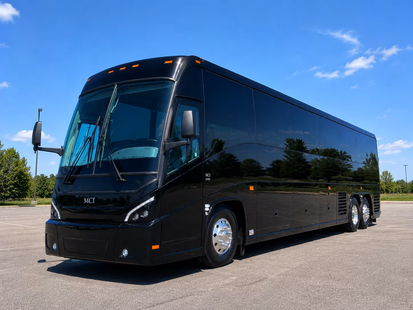 long beach bus rental service area